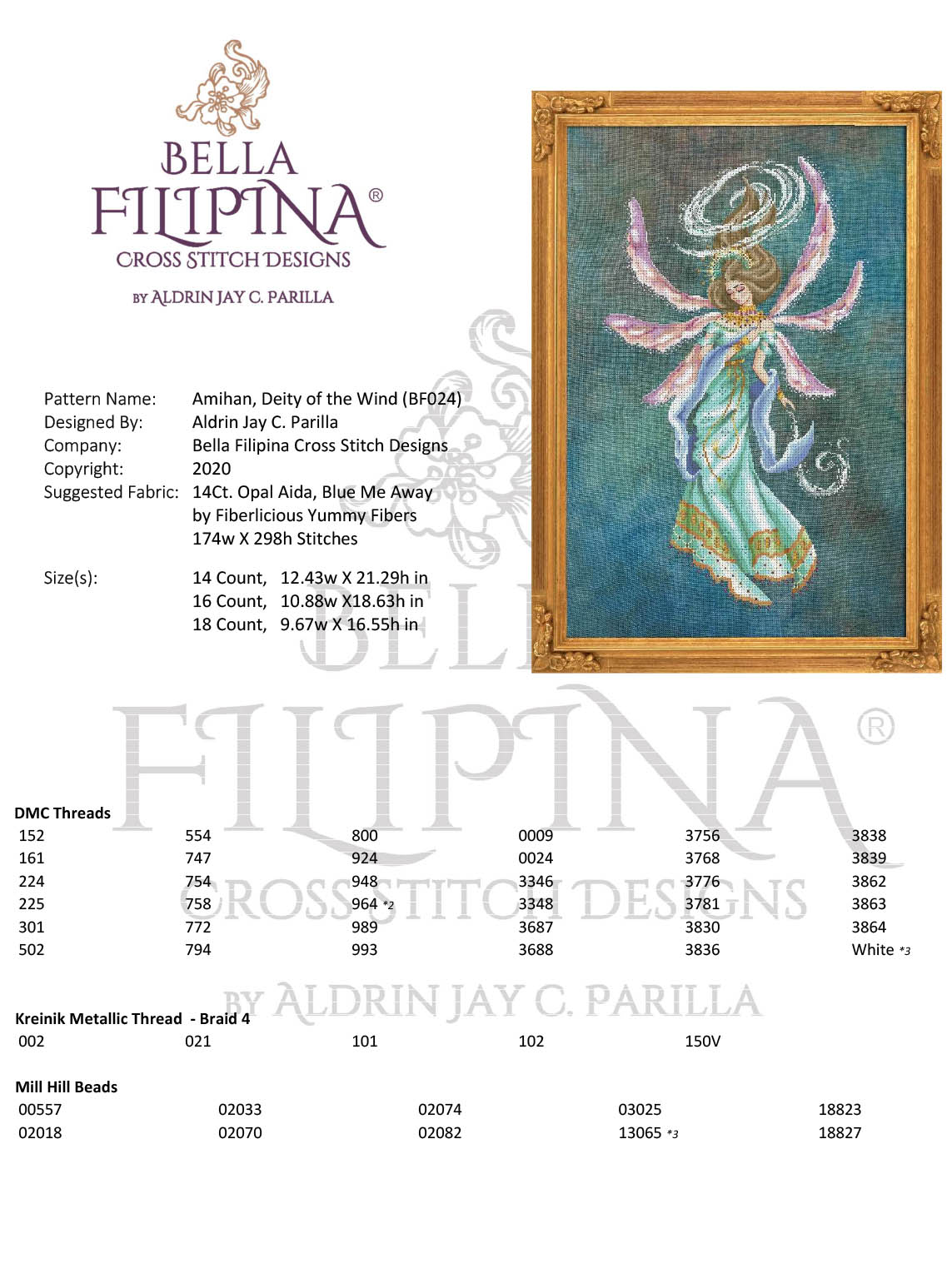 BF024 Bella Filipina-Amihan, Deity of the Wind