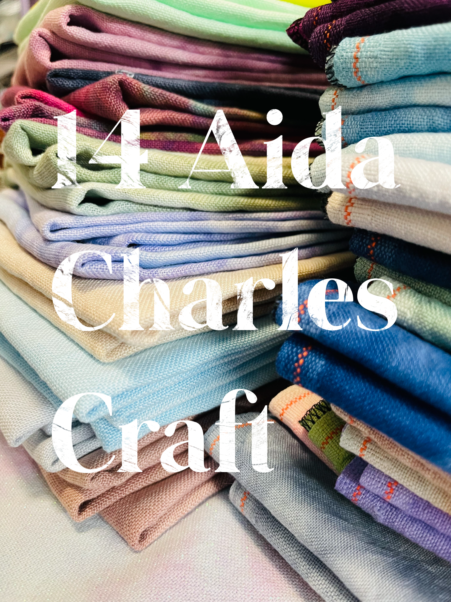 Charles Craft 14 Count Fiddlers Oatmeal Aida Fabric 30x36 - 123Stitch