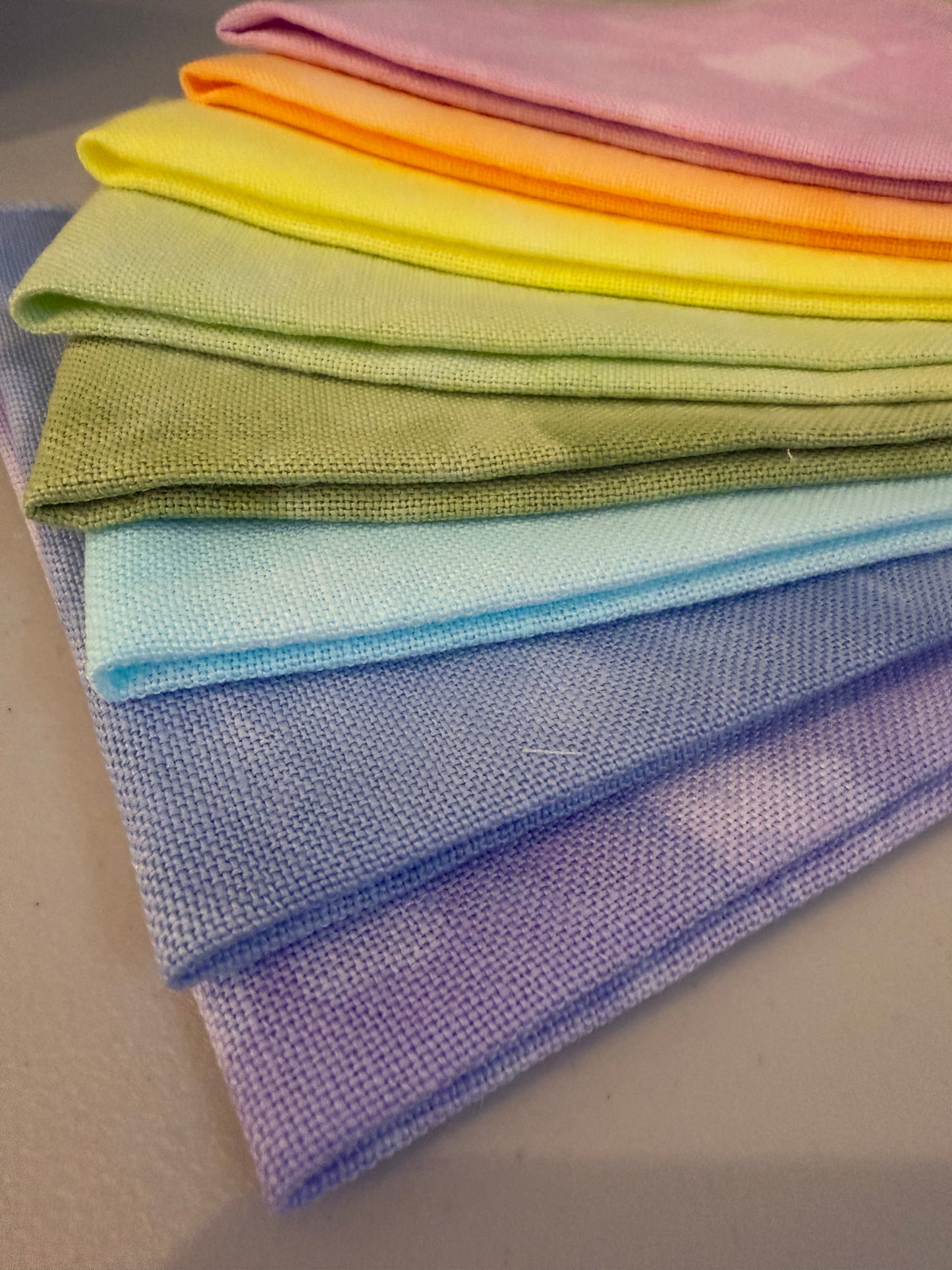 Leftover 4 pc Aida Grab Bags-Light Colors