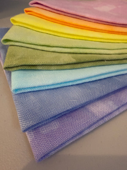 Leftover 4 pc Aida Grab Bags-Light Colors