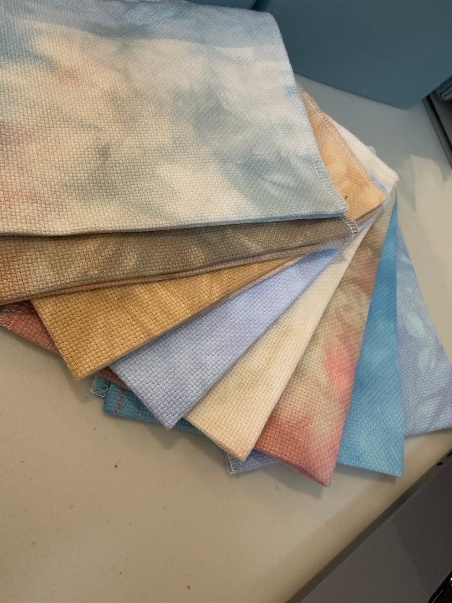 Leftover 4 pc Aida Grab Bags-Light Colors