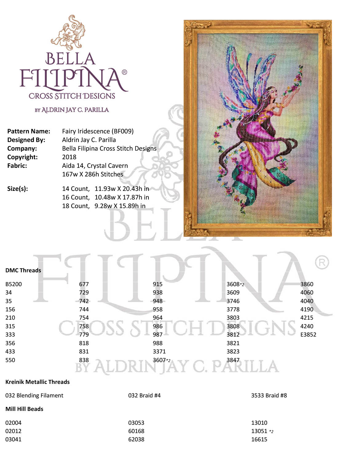 BF009 Bella Filipina-Fairy Iridescence