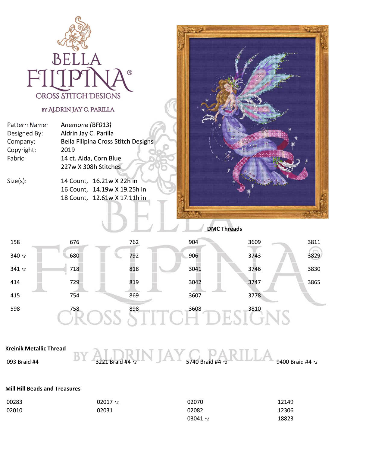 BF013 Bella Filipina-Anemone