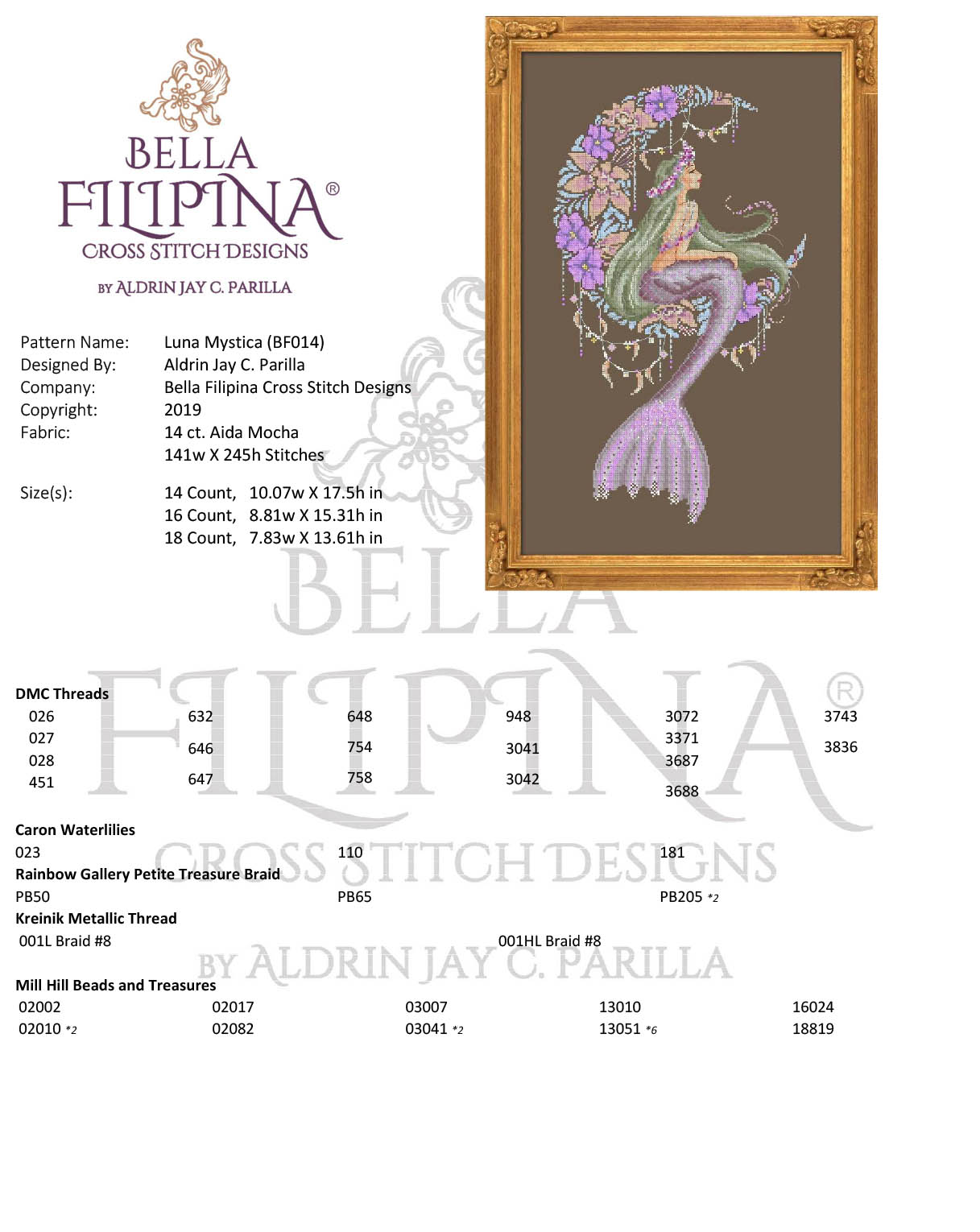 BF014 Bella Filipina-Luna Mystica