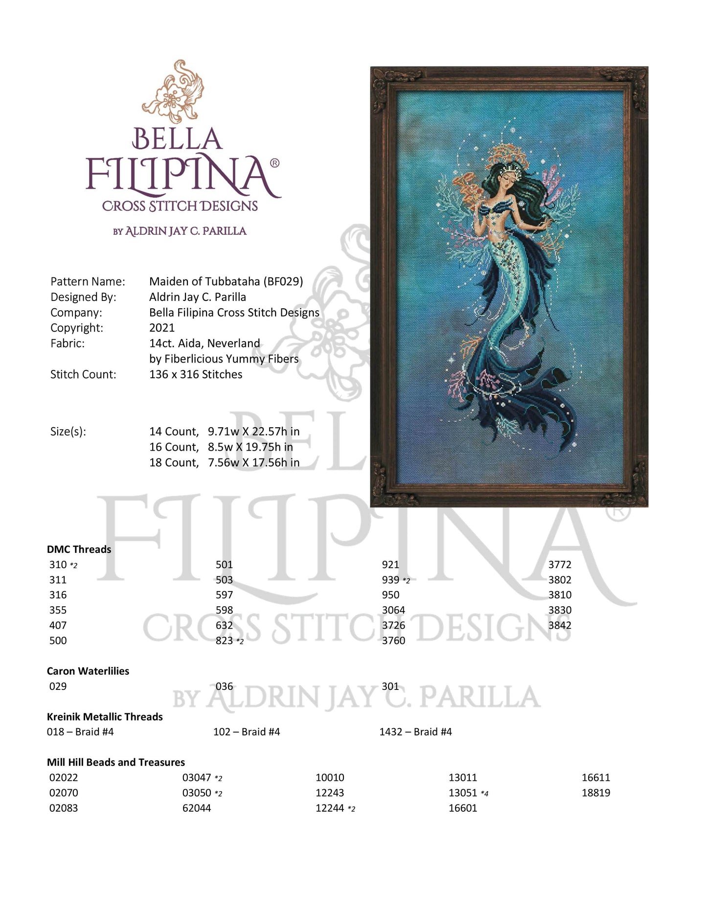 BF029 Bella Filipina-Maiden of Tubbataha
