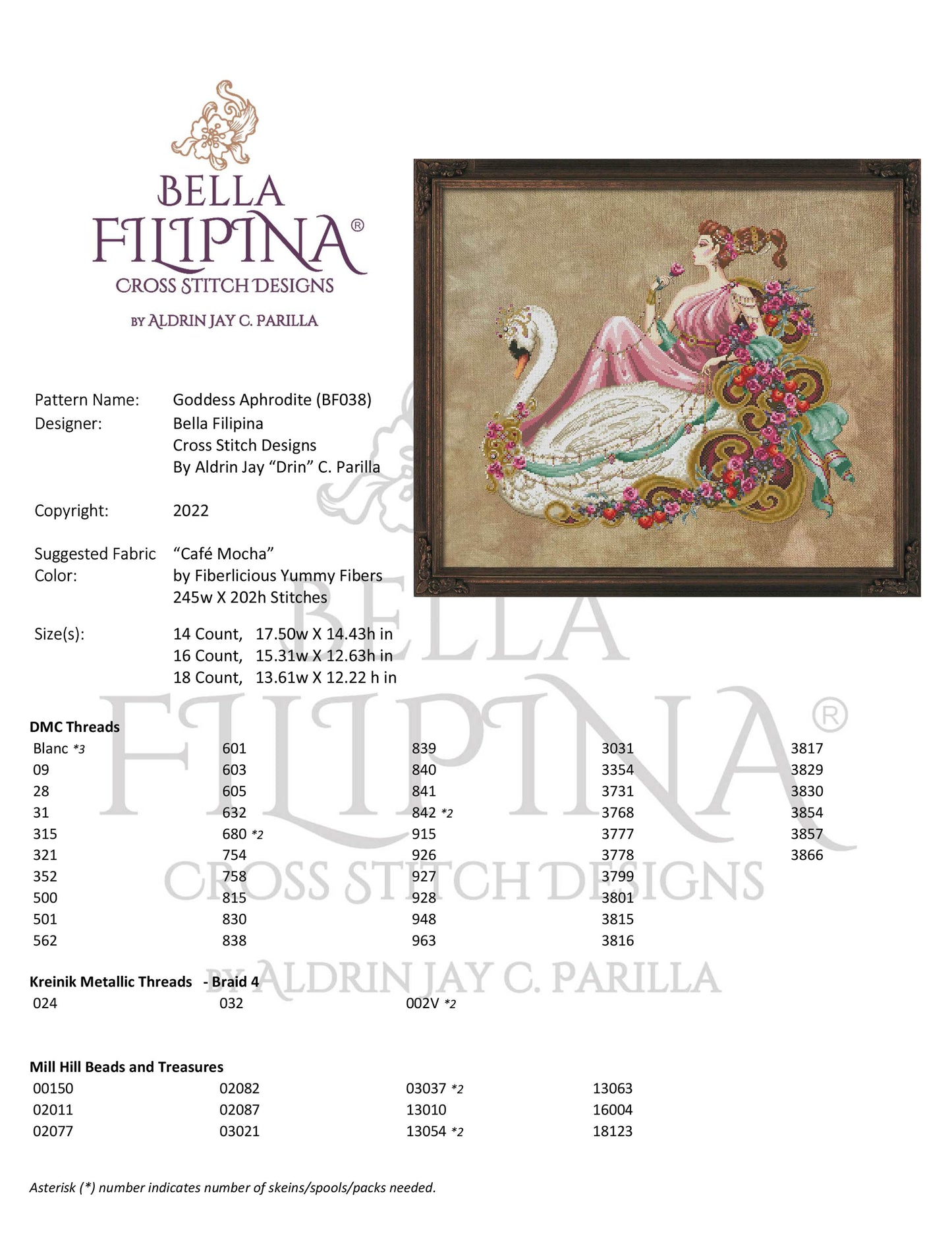 BF038 Bella Filipina-Goddess Aphrodite